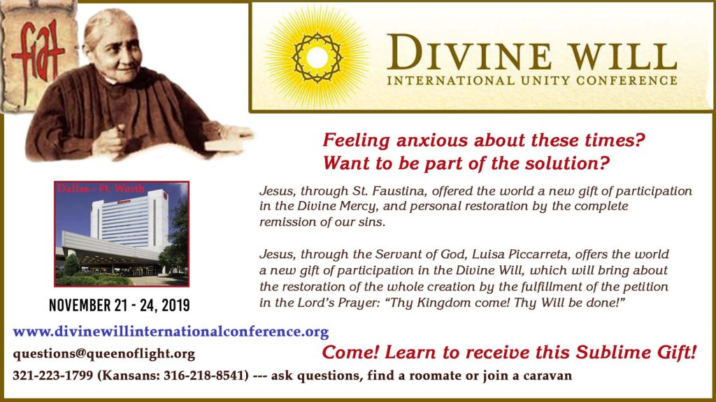Divine Will International Unity Conference House of Mary